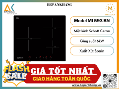 Bếp Điện Kính Âm Từ 3 Vùng Nấu MALLOCA MI 593 BN - Tây Ban Nha